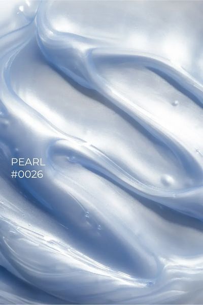 Гель камуфлюючий для нарощування нігтів DNKa Builder Gel Pearl, №0026, Блакитний з перлинним&nbsp;перламутром, 30 мл BGD0026 фото