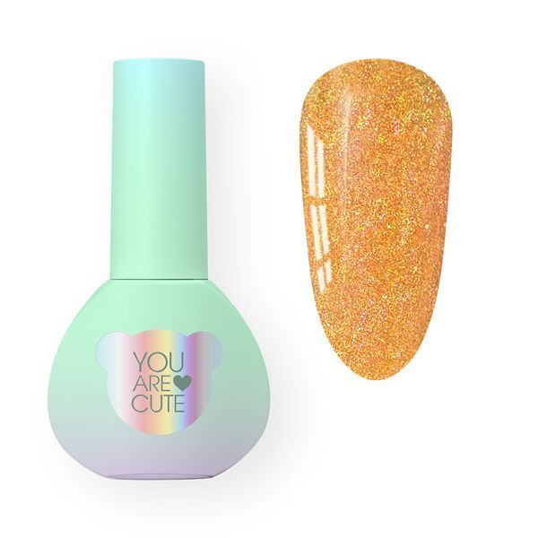 Гель рідкий камуфлюючий для зміцнення нігтів, You Are Cute Bottle Gel Vibe, Pure, персиково-рожевий, 5 мл 709-5710-1649 фото