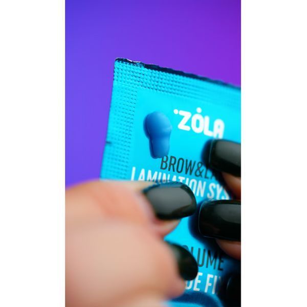Набір складів для ламінування вій та брів в саше, ZOLA Brow&Lash Lamination Classic System&nbsp;Color Lab, Step&nbsp;1, 2, 3 (3 х 1 мл) 05678 фото