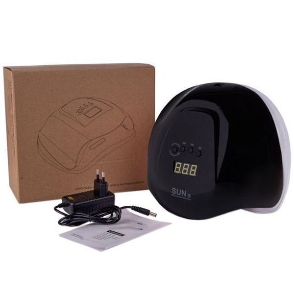 Світлодіодна LED лампа для манікюру гель-лаку SUN X 54W UV/LED Black 1736973500 фото
