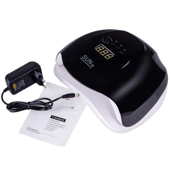 Світлодіодна LED лампа для манікюру гель-лаку SUN X 54W UV/LED Black 1736973500 фото