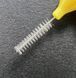 Щеточка Baby Brush для ресниц и бровей (L-форма), желтая, 1 шт z040169 фото 4