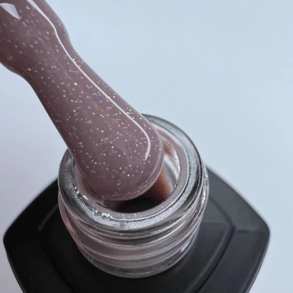 Гель-лак для ногтей Moon Full Opal, №505, цвет: бежево-сиреневый с разноцветным шиммером, 8 мл 5908254189029 фото