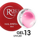 Гель камуфлирующий для наращивания ногтей, Roks Builder Gel, №13, ярко-розовый, 30 мл 5902000041371 фото 1