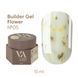 Гель камуфлирующий для наращивания ногтей, Valeri Builder Gel Flower, №05, молочный с желтыми сухоцветами, 15 мл 3068758198 фото 1
