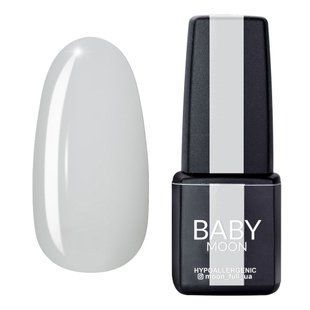 Гель-лак для нігтів Baby Moon Midnight, №03, колір: білий напівпрозорий з блискітками, 6 мл 5908254000287 фото