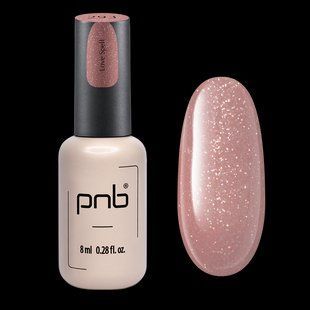 Гель-лак для ногтей, PNB, №293, цвет: бежевый с шиммером, 8 мл 3109283891 фото