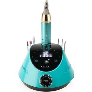 Фрезер для манікюру BUCOS Nail Drill X2 TIFFANY (35000/65W) колір: бірюзовий 1893954685 фото