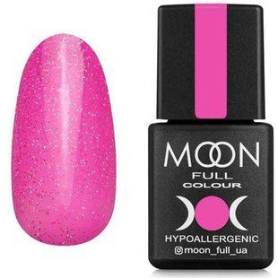 Гель-лак для нігтів Moon Full Opal, №506, колір: бліда фуксія з різнокольоровим шимером, 8 мл 5908254189036 фото