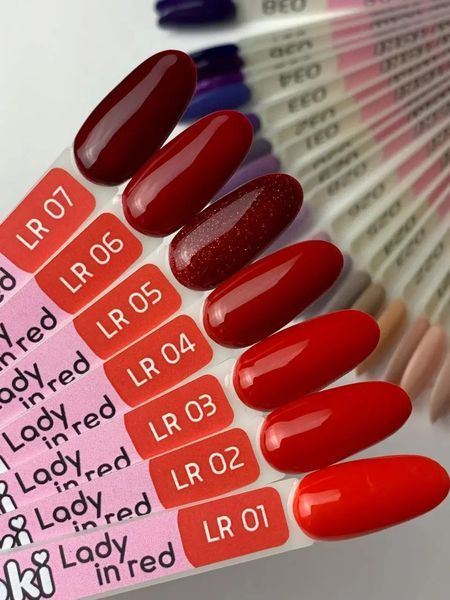 Гель-лак для нігтів, Toki-Toki Lady in Red, №001, колір: алий, 5 мл 2002LR1 фото