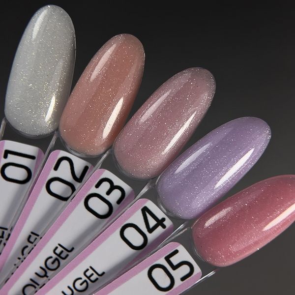 Полігель камуфлюючий, Toki-Toki Polygel, №05, Pink (яскраво-рожевий з шиммером), 5 мл 2005PG05 фото