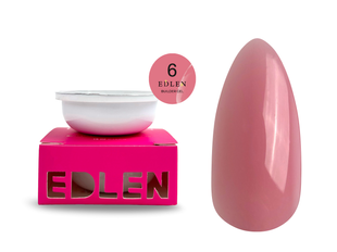 Змінний картридж гелю для нарощування нігтів, Edlen Builder gel, №06, тепло-рожевий, 30 мл 4000312039 фото