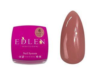 Акрил-гель жидкий для укрепления ногтей, Edlen Water Acrygel Nude, №06, нюдовый, 15 мл 4000401506 фото