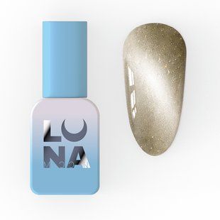 Гель-лак для нігтів з ефектом котячого ока, LUNAmoon Magnetic Cat Eye, №03, колір: оливковий з поталлю, 8 мл 382-6385-1975 фото
