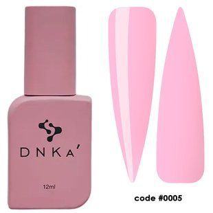 Гель рідкий камуфлюючий для зміцнення нігтів, DNKa' Fast Gel, №0005, Зефірно-рожевий (Erato), 12 мл FTFG0005-12 фото