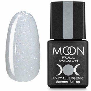 Гель-лак для нігтів Moon Full Opal, №507, колір: напівпрозорий з різнокольоровими блискітками, 8 мл 5908254190711 фото