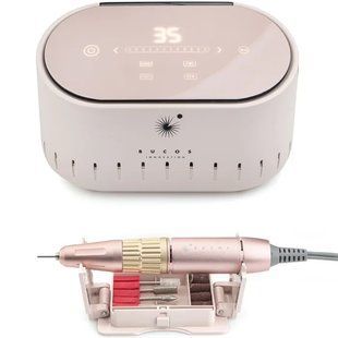 Фрезер для манікюру BUCOS Nail Drill X3 PRO POWDERY (35000/65W) колір: пудровий 1893958697 фото