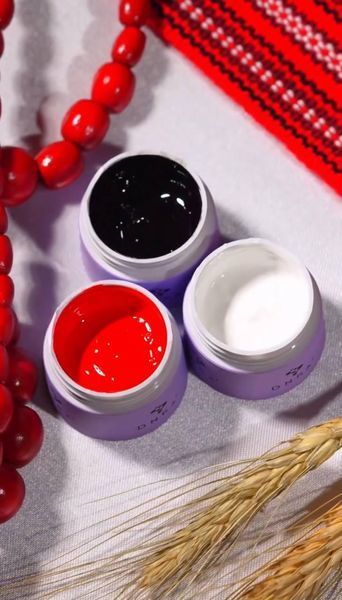 Гель-фарба для дизайну нігтів DNKa Paint Ethno Black, колір: чорний, 5 мл GPEB фото