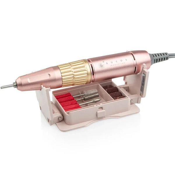 Фрезер для манікюру BUCOS Nail Drill X3 PRO POWDERY (35000/65W) колір: пудровий 1893958697 фото