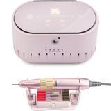 Фрезер для манікюру BUCOS Nail Drill X3 PRO LIGHT PINK&nbsp;(35000/65W) колір: рожевий 1894000082 фото