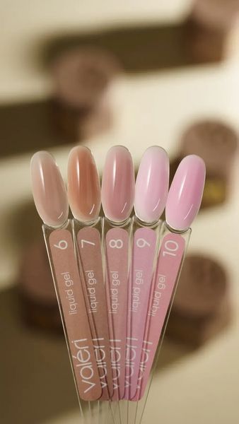 Гель жидкий камуфлирующий для укрепления ногтей, Valeri Liquid Gel, №07, бежево-коричневый, 15 мл NVLG15-07 фото