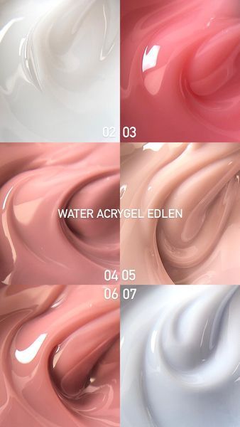 Акрил-гель рідкий для зміцнення нігтів, Edlen Water Acrygel Nude, №05, світло-бежевий, 15 мл 4000401505 фото