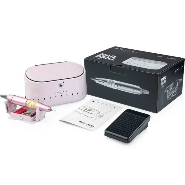 Фрезер для манікюру BUCOS Nail Drill X3 PRO LIGHT PINK&nbsp;(35000/65W) колір: рожевий 1894000082 фото