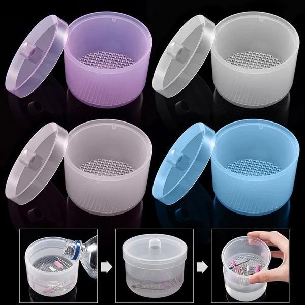 Контейнер пластиковий для замочування та дезінфекції фрез, колір: блакитний 2666709948 фото