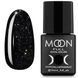 Гель-лак для ногтей Moon Full color, №319, цвет: черно-зеленый с серебристым шиммером, 8 мл 5908254188794 фото 1
