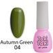 Гель-лак для нігтів, Toki-Toki Autumn Green, №AG04, колір: оливковий, 5 мл 2002AG04 фото 1