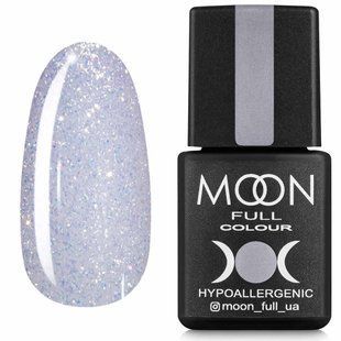 Гель-лак для нігтів Moon Full Opal, №509, колір: напівпрозорий бузковий&nbsp;з блискітками, 8 мл 5908254190735 фото