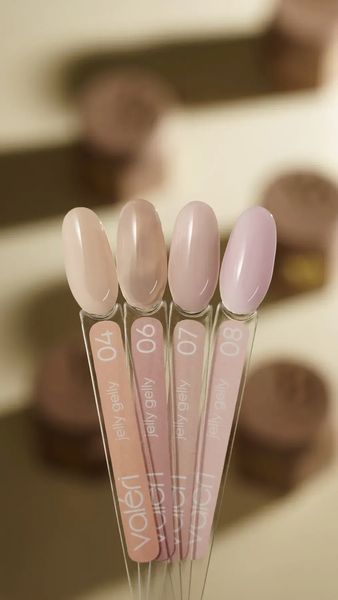 Гель-желе для наращивания ногтей Valeri Jelly Gelly, №06, нюдовый, 15 мл NVJG15-06 фото