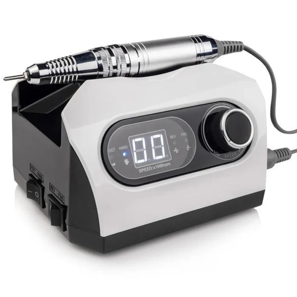 Фрезер для манікюру BUCOS Nail Drill ZS-717 PRO WHITE (35000/45W) + 6 покращених фрез, колір: білий 1894003893 фото