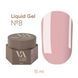 Гель жидкий камуфлирующий для укрепления ногтей, Valeri Liquid Gel, №08, натурально-розовый, 15 мл NVLG15-08 фото 1