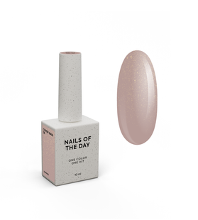 База камуфлююча, NAILSOFTHEDAY Cover base&nbsp;shimmer, №30, ніжно-бежева з шиммером, 10 мл 4820665850002 фото