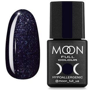 Гель-лак для ногтей Moon Full color, №189, цвет: черный с блестками, 8 мл 5908254187704 фото