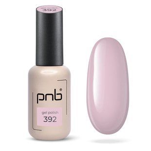 Гель-лак для ногтей, PNB, №392, цвет: нежно-розовый, 8 мл 3109286939 фото