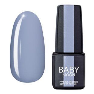 Гель-лак для ногтей Baby Moon Cold Ocean, №18, цвет: серо-голубой с лиловым оттенком, 6 мл 5908254001185 фото