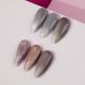 Гель-лак для нігтів з ефектом котячого ока, Edlen Impress Cat Eye, №02, колір: біле срібло, 9 мл 4000372029 фото 5