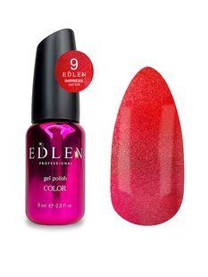 Гель-лак для ногтей с эффектом кошачьего глаза, Edlen Impress Cat Eye, №09, цвет: красный, 9 мл 4000372036 фото