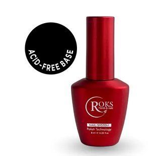 База безкислотна для гель-лаку, Roks Acid-Free Base, 8 мл 5902000014153 фото