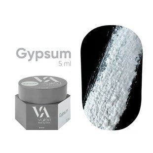 Гель гіпсовий для дизайну нігтів, Valeri Gypsum Gel, колір: білий, 5 мл NVG5 фото