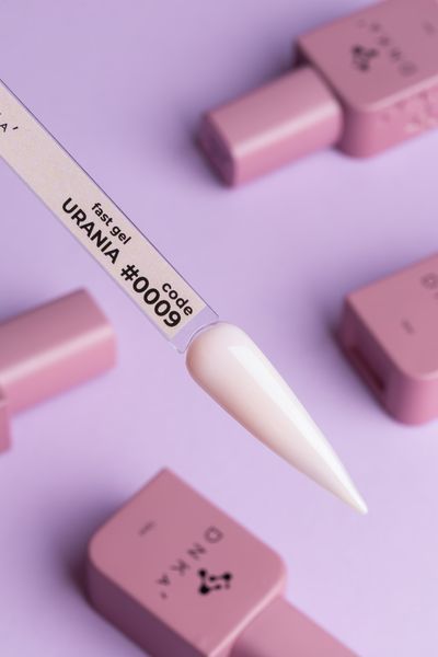 Гель рідкий камуфлюючий для зміцнення нігтів, DNKa' Fast Gel, №0009, Світло-бежевий (Urania), 12 мл FTFG0009-12 фото