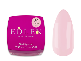 Гель камуфлюючий для нарощування нігтів, Edlen Builder gel Butterfly, №39, персиково-рожевий, 30 мл 4000360244 фото