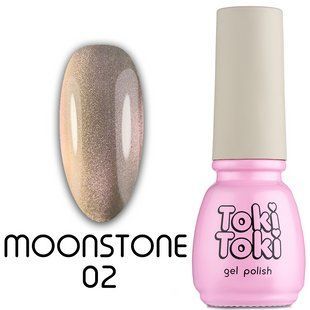 Гель-лак для нігтів з ефектом котячого ока, Toki-Toki Moonstone, №MS02, колір: рожевий, 5 мл 2002MS02 фото
