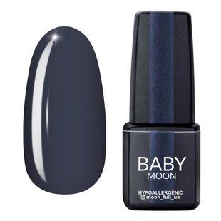 Гель-лак для нігтів Baby Moon Midnight, №09, колір: темно-сірий, 6 мл 5908254000348 фото
