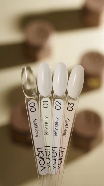 Гель-желе для наращивания ногтей Valeri Jelly Gelly, №02, белый, 15 мл NVJG15-02 фото