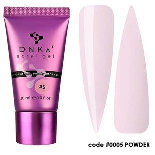 Акрил-гель в тубе DNKa Acryl Gel, №0005, Розовый (Powder), 30 мл AGD0005T фото