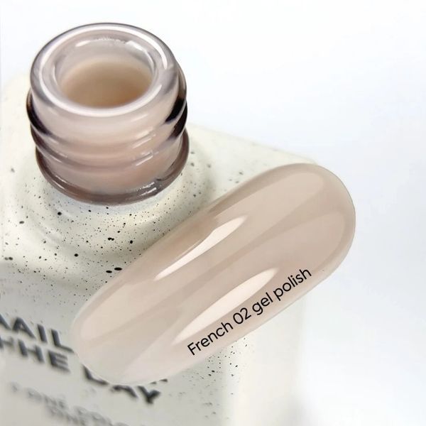 Гель-лак для ногтей, NAILSOFTHEDAY, №02 French, цвет: бежево-нюдовый, 10 мл 4829874212007 фото