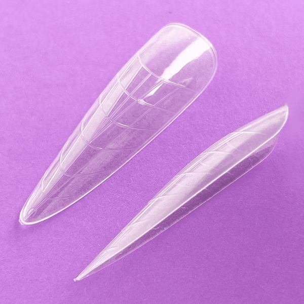 Верхні форми для нарощування нігтів DNKa Top Nail Forms, Almond (мигдаль), 120 шт FDNKAAL фото